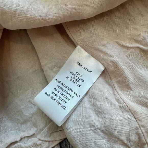 FATE boho smocked balloon sleeve muted color floral dress family photo! Size S - Picture 4 of 7